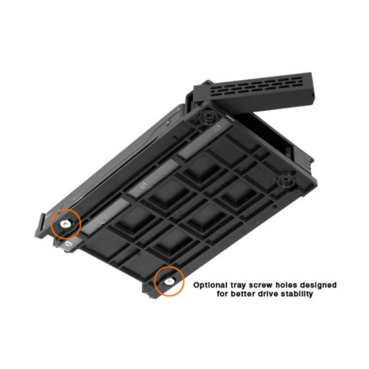 Panel embellecedor frontal Icy Dock ExpressTray Negro 2.5" SATA