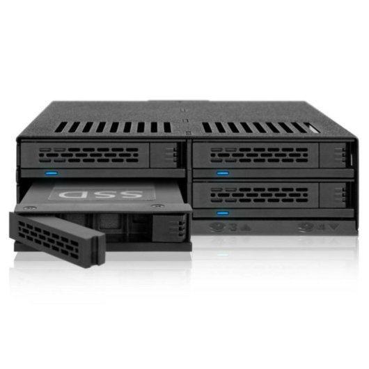 Panel embellecedor frontal Icy Dock ExpressTray Negro 2.5" SATA