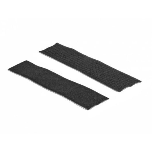 Cinta de gancho y lazo Delock autoadhesiva 10 m x 50 mm negro