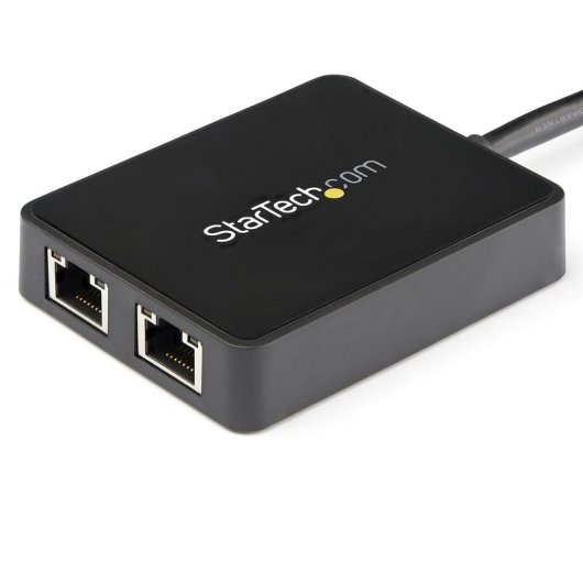 Tarjeta de Red StarTech.com USB32000SPT USB 3.0 5 Gbps 2 Portas Gigabit Ethernet Pass-Through