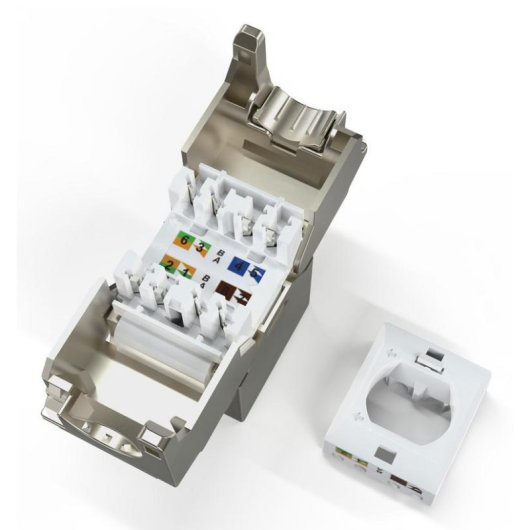 Módulo Keystone Digitus DN-93615-S-4 CAT 6A Blindado Sem Ferramentas