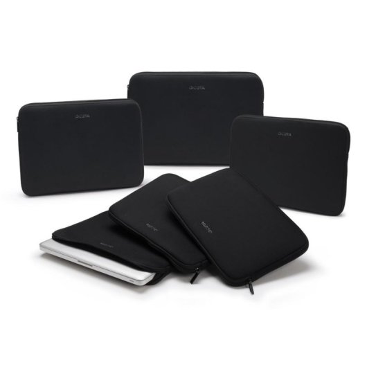 Funda Dicota Perfect Skin para portátiles 15-15.6" negro neopreno