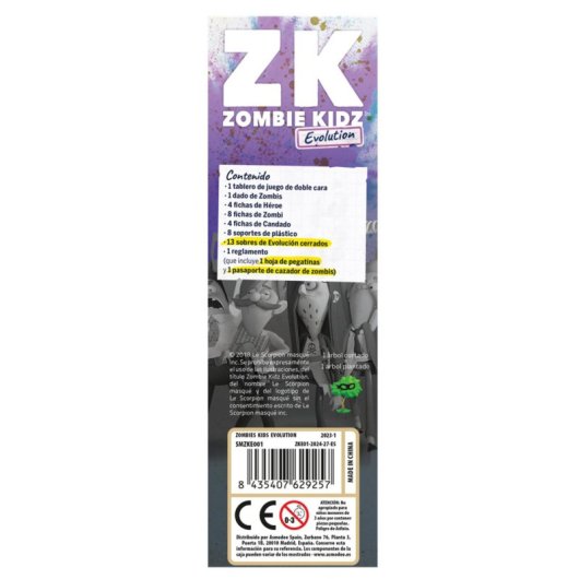 Jeu de société Asmodee Zombie Kidz Evolution coopératif 2-4 joueurs