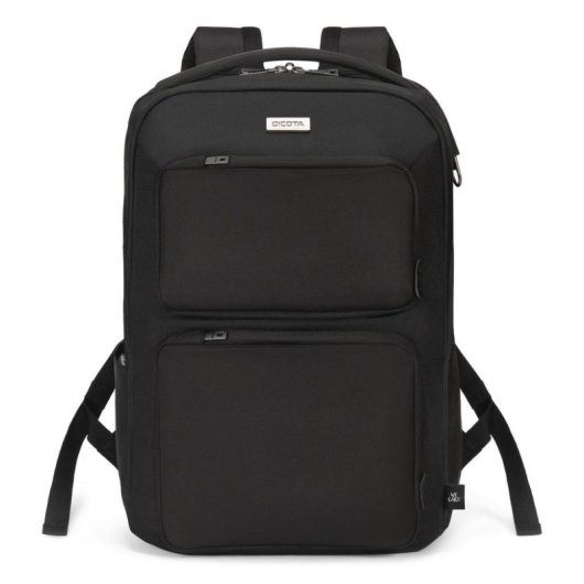 Mochila Dicota SEVEN 14-16 preta 16 polegadas RFID reciclada