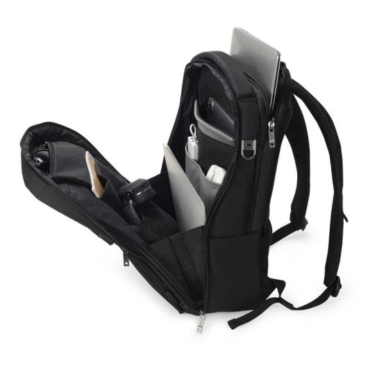 Mochila Dicota SEVEN 14-16 preta 16 polegadas RFID reciclada
