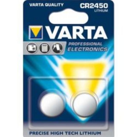 Pilha Varta CR2450 Lítio 560 mAh 2 unidades botão/moeda