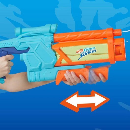 Pistolet à eau Hasbro Nerf Super Soaker Mega Dunk-Fill 1005ml Bleu Orange