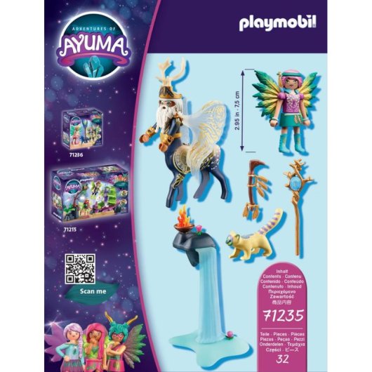 Figure Playmobil Ayuma 71235 Multicolore Plastique 7-12 ans