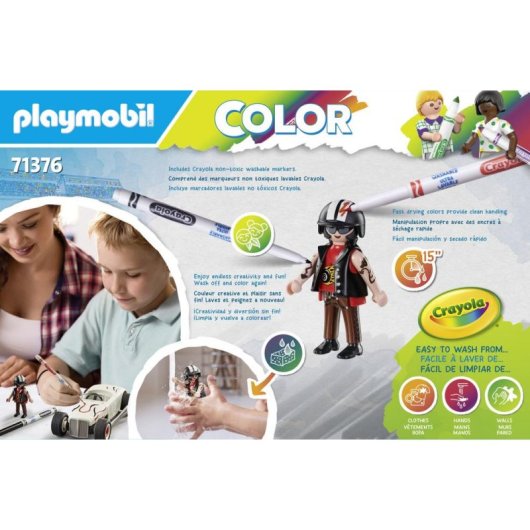Set de jeu Playmobil 71376 Voiture de course Multicolore 5-12 ans