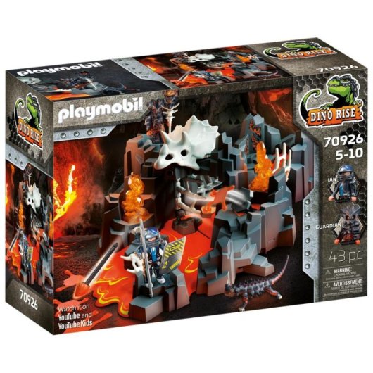 Set de juguetes Playmobil 70926 Guardián de la Mina de Lava con figuras y accesorios