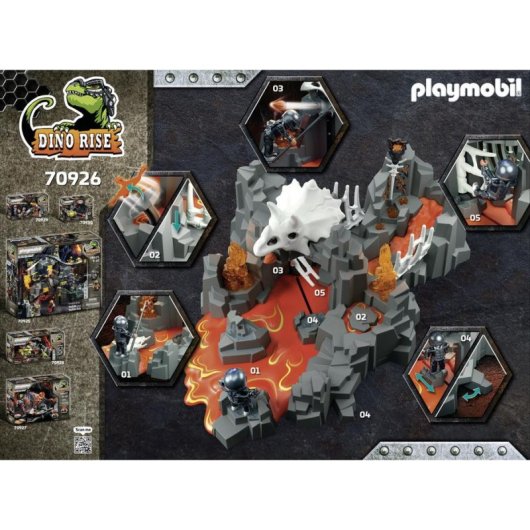 Set de juguetes Playmobil 70926 Guardián de la Mina de Lava con figuras y accesorios