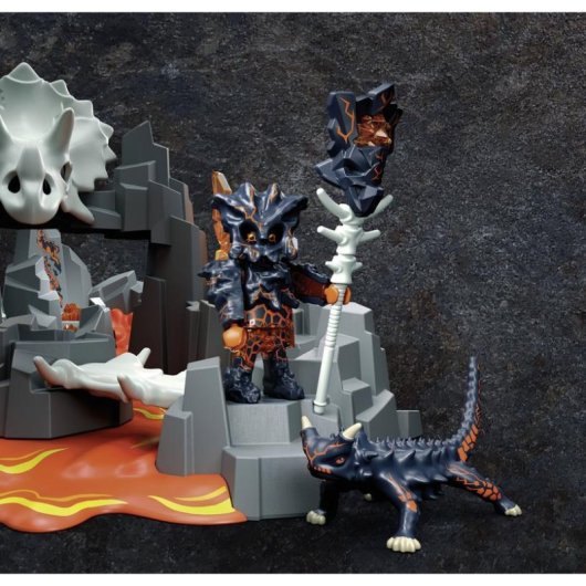 Set de juguetes Playmobil 70926 Guardián de la Mina de Lava con figuras y accesorios