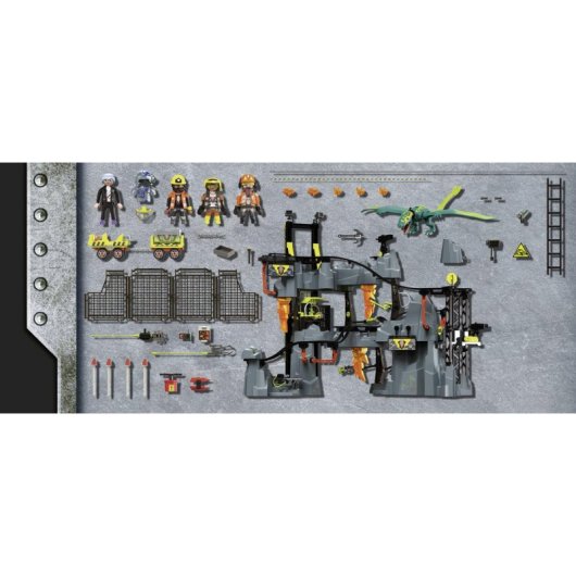 Conjunto de brinquedo Playmobil Dinos 70925 com dinossauros e 5 figuras