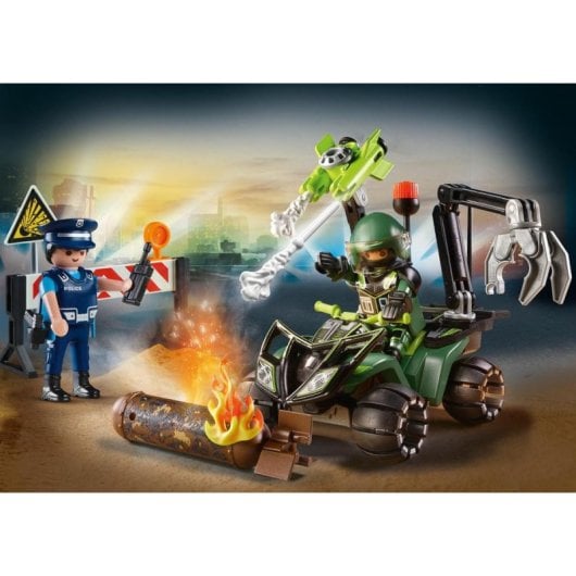 Set giocattolo Playmobil City Action 70817 Polizia Multicolore con veicolo