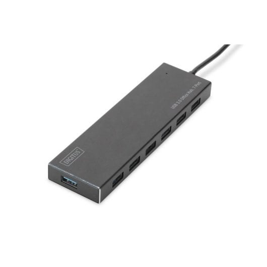 Hub Digitus 7 Ports 5 Gbps USB 3.2 Gen 1 Aluminium USB-Stromversorgung