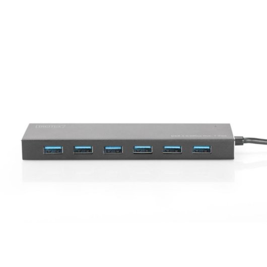Hub Digitus 7 Ports 5 Gbps USB 3.2 Gen 1 Aluminium USB-Stromversorgung