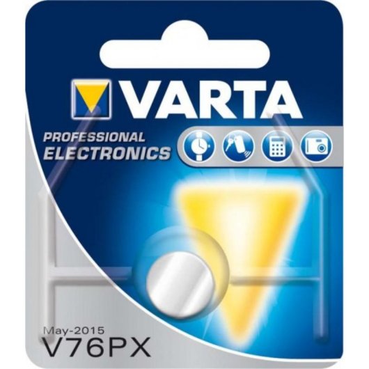 Pilha Varta V 76 PX 1,55V SR44 Óxido de Prata