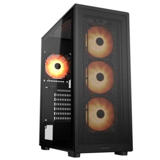 Carcasa de ordenador Cougar MX220 RGB Midi Tower Negro