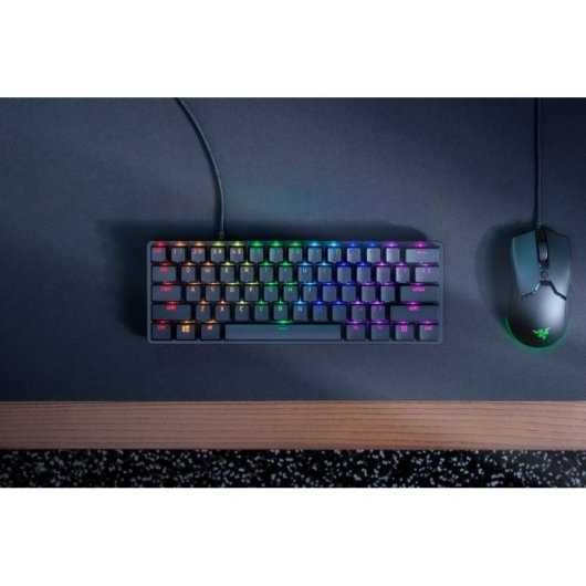 Tastatur Razer Huntsman Mini kompakt 60% optomechanisch RGB QWERTZ kabelgebunden