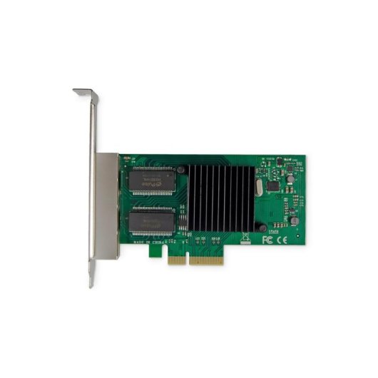 Tarjeta de Red Digitus DN-10114 PCI Express 4 Port Gigabit 5000 Mbit/s Energieeffizienz