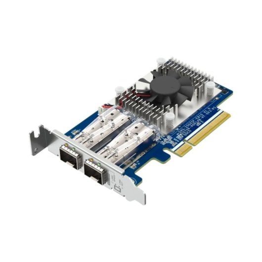 Tarjeta de Red QNAP QXG-25G2SF-E810 PCI Express 25 Gbit/s Fibra SFP28 Low Profile