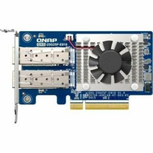 Tarjeta de Red QNAP QXG-25G2SF-E810 PCI Express 25 Gbit/s Fibra SFP28 Low Profile