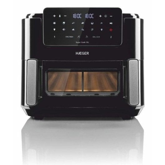 Airfryer Haeger AF-D10.010A Fenêtre 10 L 2600 W avec Minuteur
