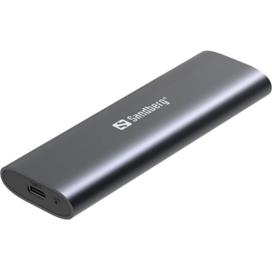 Caja PC Sandberg 136-39 M.2 Alumínio Preto USB-C USB 3.2 Gen 2