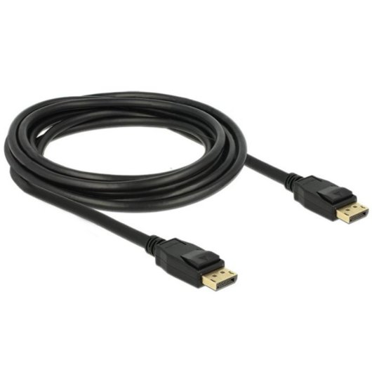 Cable Delock DisplayPort 3 m 1.2a 4K Connecteurs Plaques Or