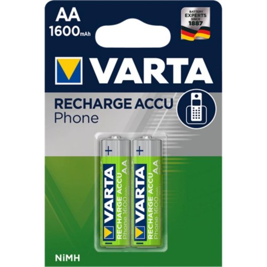 Batteria Varta T399B AA NiMH 1,2 V 1600 mAh 2 pezzi
