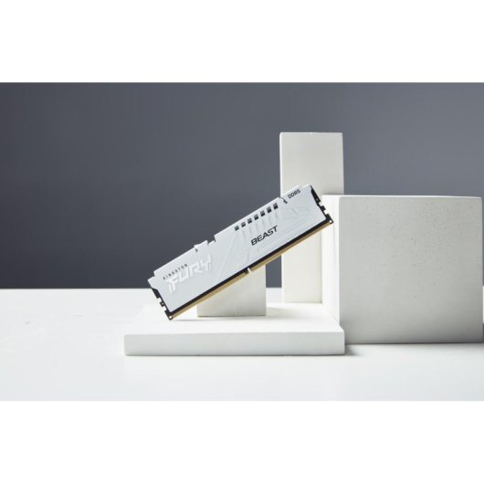 Memória RAM Kingston FURY Beast 16GB 1x16GB DDR5 6000MHz CL30 AMD EXPO Branco