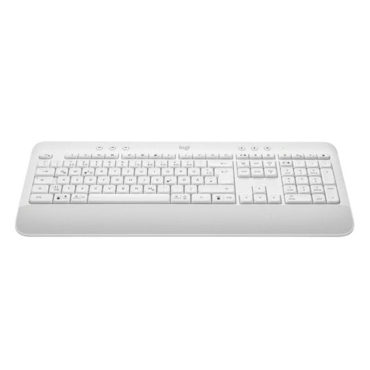 Tastatur Logitech Signature K650 Membran kabellos Bluetooth mit Handballenauflage und Medientasten
