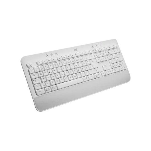 Tastatur Logitech Signature K650 Membran kabellos Bluetooth mit Handballenauflage und Medientasten