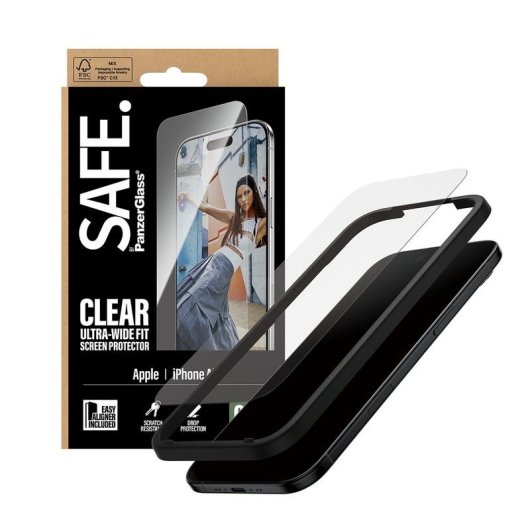 Displayschutz PanzerGlass iPhone Air Ultra-Breit EasyAligner
