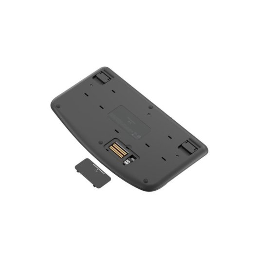 Tastatur Logitech 920-012283 Membran kabellos Fullsize Bluetooth RF QWERTZ Graphite