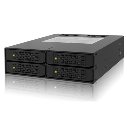 Painel de instalação Icy Dock MB994SP-4SB-1 2.5 polegadas Alumínio Preto