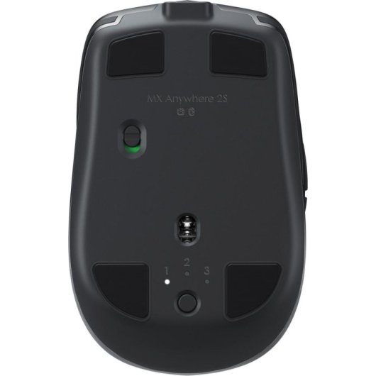 Ratón Logitech MX Anywhere 2s Bluetooth 4000 DPI Grafito Recargable