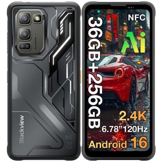 Blackview Fort 5 4G 12GB 6.78" 256GB Preto Dual SIM