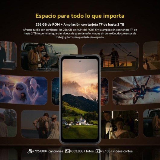 Blackview Fort 5 4G 12GB 6.78" 256GB Preto Dual SIM