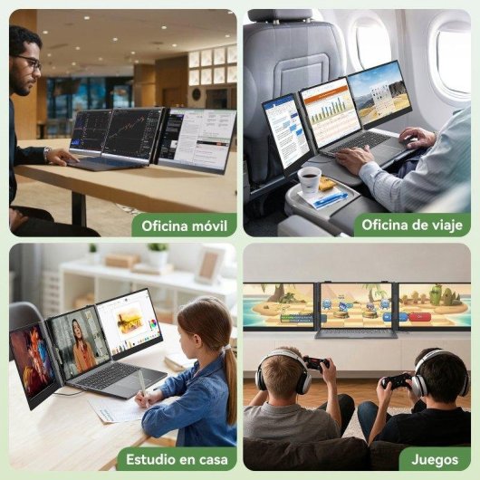 Monitor Blackview DCM8 Pro 15,3" FullHD IPS 60Hz Ultraligero USB-C Funda protectora Carga inversa