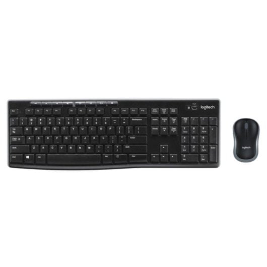 Teclado Logitech MK270 inalámbrico completo con ratón y receptor nano USB