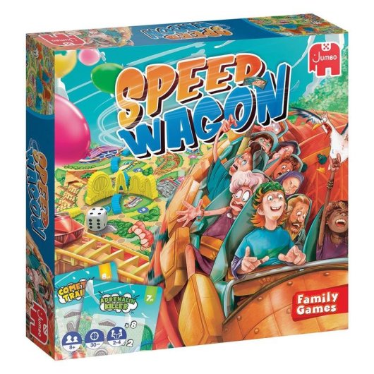 Juego de Cartas Jumbo Speed Wagon Juego de Azar Familiar