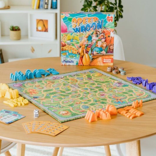 Juego de Cartas Jumbo Speed Wagon Juego de Azar Familiar