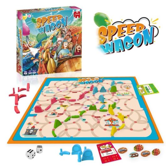 Juego de Cartas Jumbo Speed Wagon Juego de Azar Familiar
