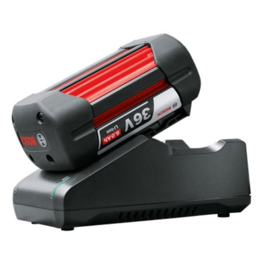 Bateria Bosch GBA 36V 6.0Ah com carregador AL 36V-20 Ião de lítio