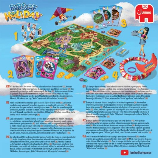 Juego de mesa Jumbo Perfect Holiday para Familias de 8 años