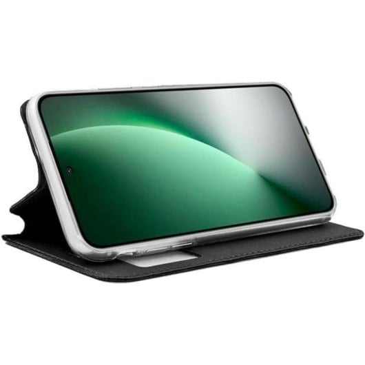 Funda für Handy COOL Flip Cover Buchtyp Kunstleder Schwarz für Honor Magic 8 Lite und X9D