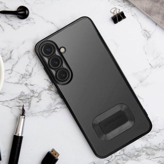 Funda para telemóvel Cool Capa Borda Metalizada Plástico Transparente para Samsung A376 Galaxy A37 5G