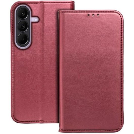 Funda COOL Flip Cover Liso Burgundy Couro sintético Roxo para Samsung A376 Galaxy A37 5G