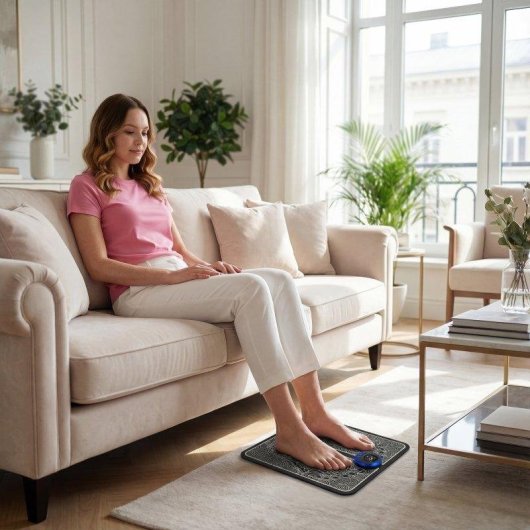 Tapis EMS BODYLIFE Stimulation Musculaire 8 Modes 19 Intensités Relaxation